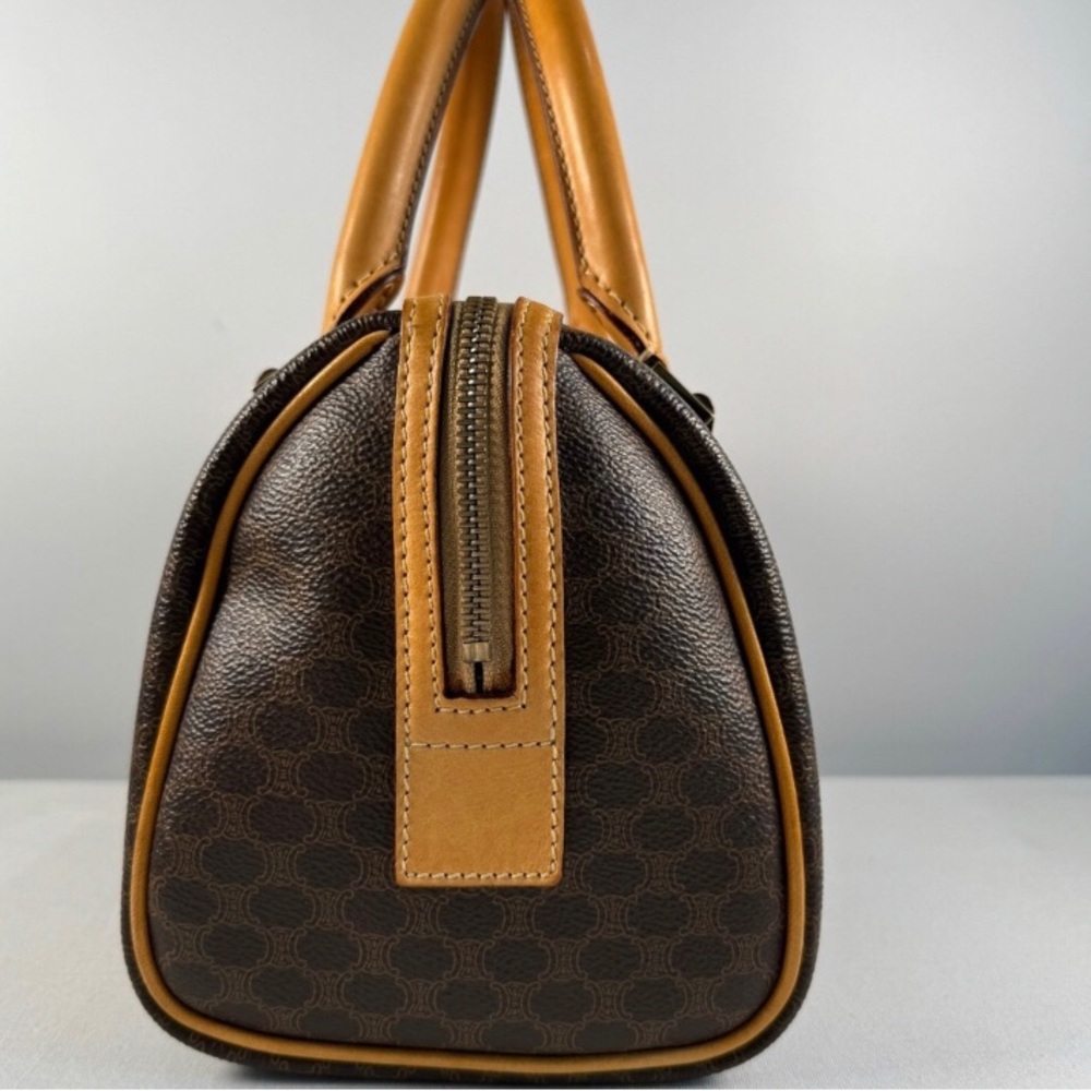Celine Brown and Tan Duffel Bag